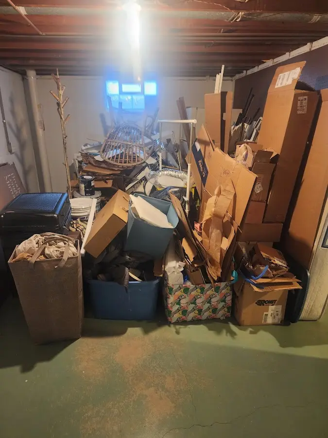 Roll-off dumpster container at job site for Construction Dumpster Rental in Wauseon